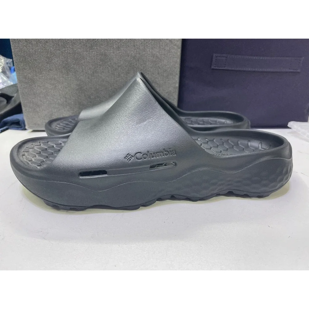 Columbia Thrive Revive Mens Black Slide Sandals YM3437-010 Size 12